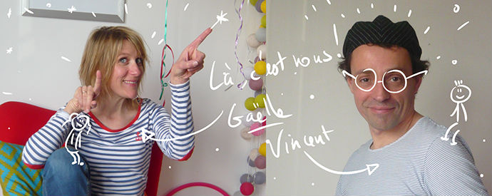 portraits des créatifs: Vincent Vadurel et Gaëlle Pavillon
